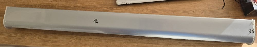 Estore correr opaco branco 80x195cm