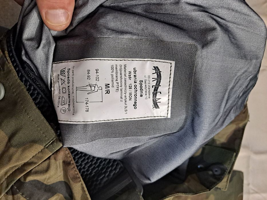 Ubranie ochronne GORATEX z ocieplaczem rozm. M/R