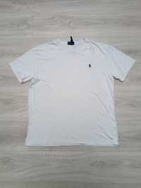 T-shirt polo Ralph Lauren biały Basic