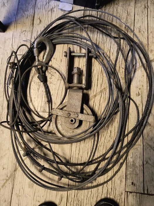 ZBLOCZE HAKOWE Bloczek Budowlany fi 125 mm z linką - Porządny