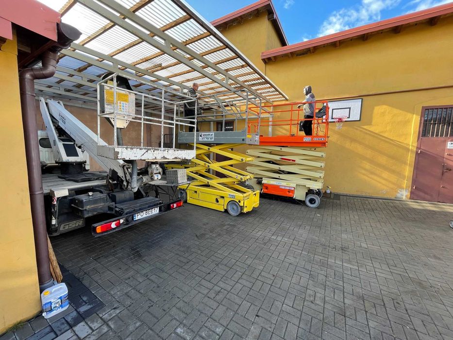 Zwyżka do 35m , Podnośnik Koszowy, Nożycowy z operatorem lub bez