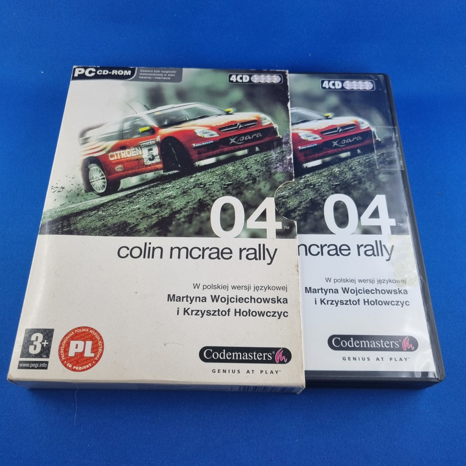 Colin MCRae Rally 04 PC Polska edycja 4cd