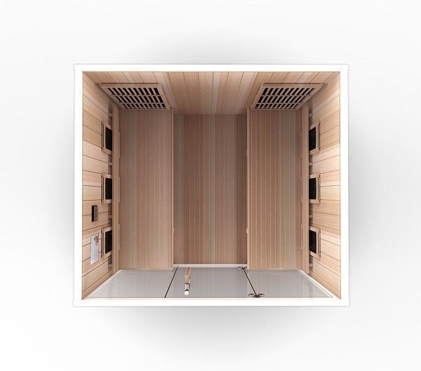 Sauna na Podczerwień - INFRAPLUS™ 6 Valero Duo Biały Cedr