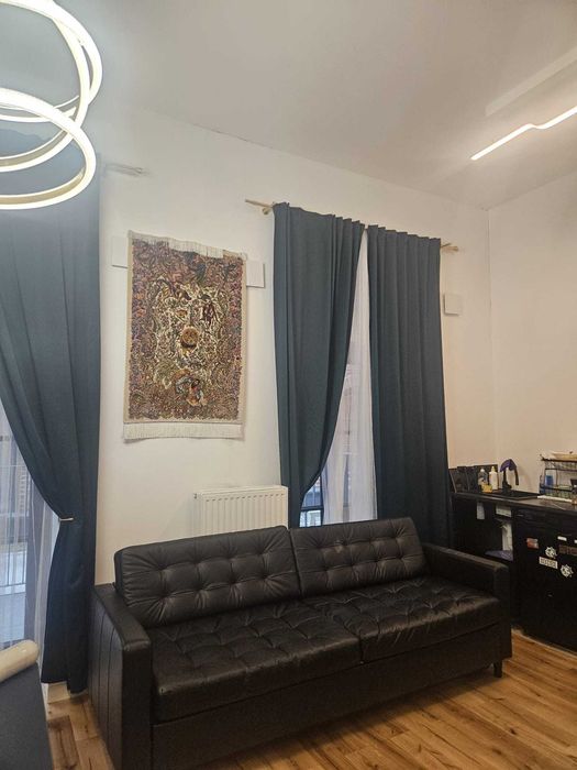 LANDSKRONA sofa skórzana rozkładana IKEA