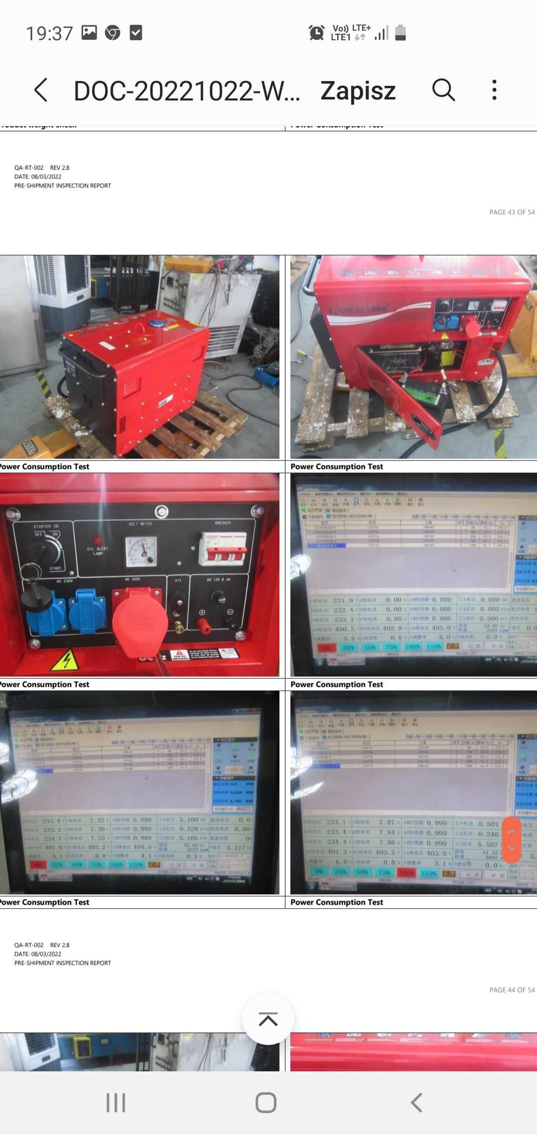 Generator agregat prądotwórczy diesel 7.5 kw dystrybutor Polska