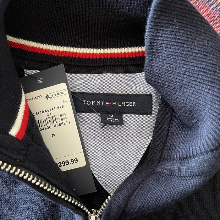 Кофта tommy hilfiger 1/3 джемпер tommy