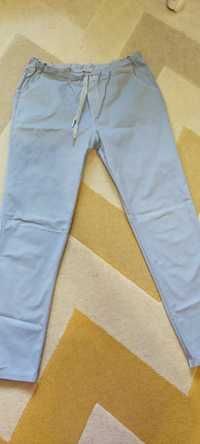 Spodnie baby blue niebieski XL