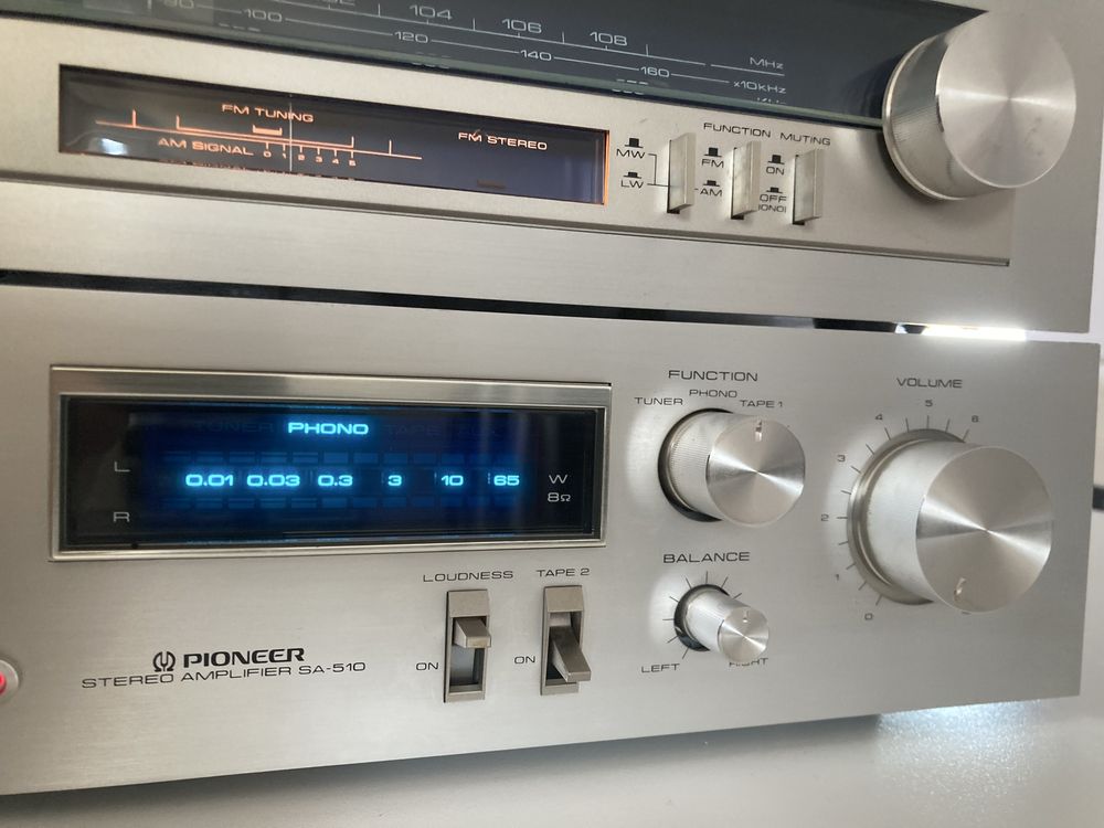 Pioneer Sa 510 tuner TX 410L gramofon PL 200