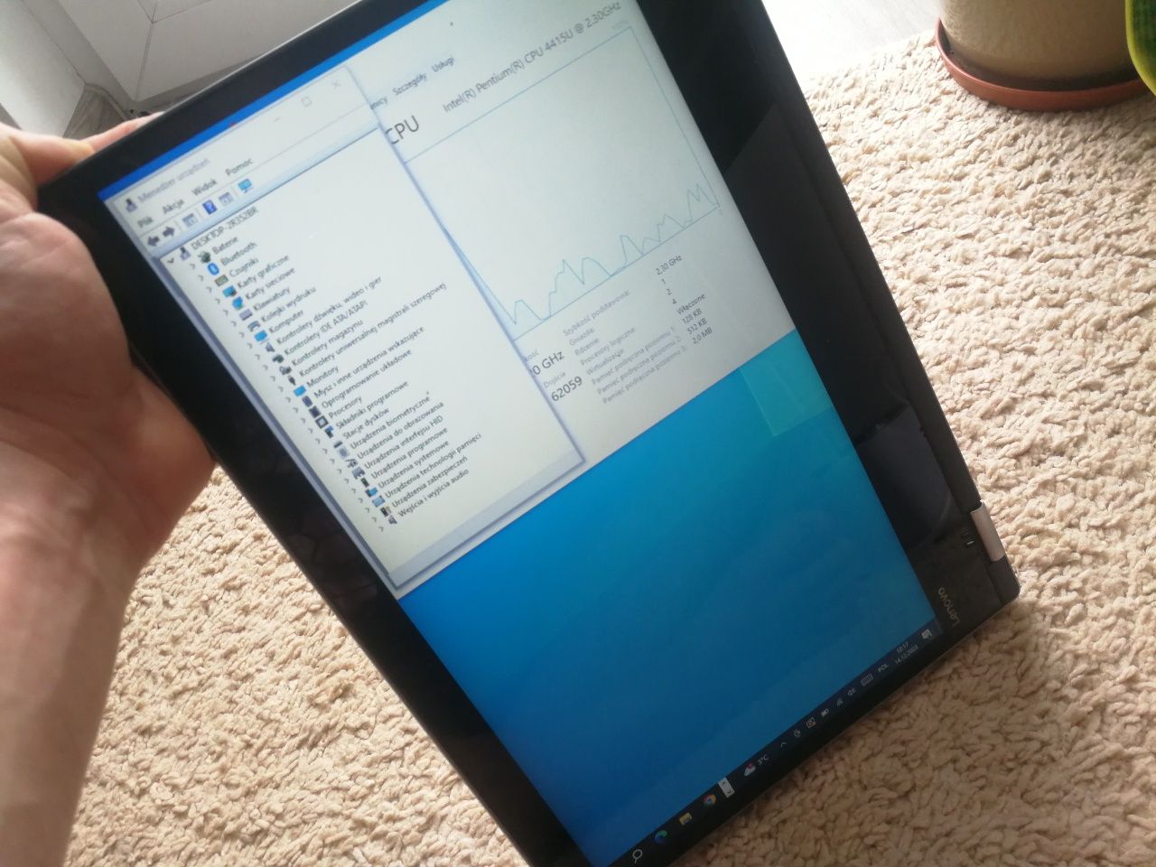 Lenowo Yoga 520-14IKB  tablet, ekran dotykowy, stan dobry. INTEL 4415U