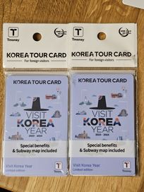 2x karta miejska Seul Korea Tmoney