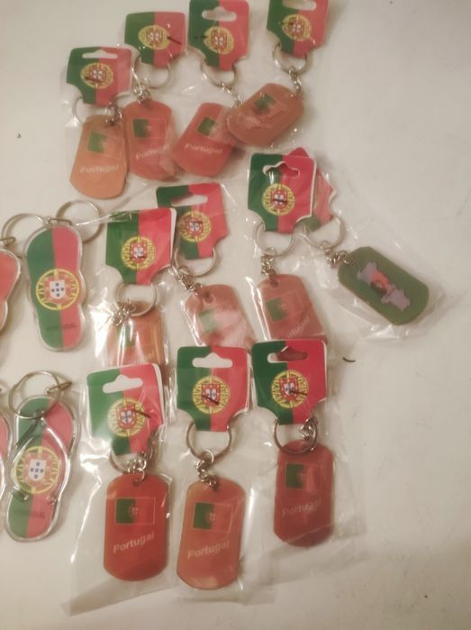 19 porta-chaves novos de Portugal