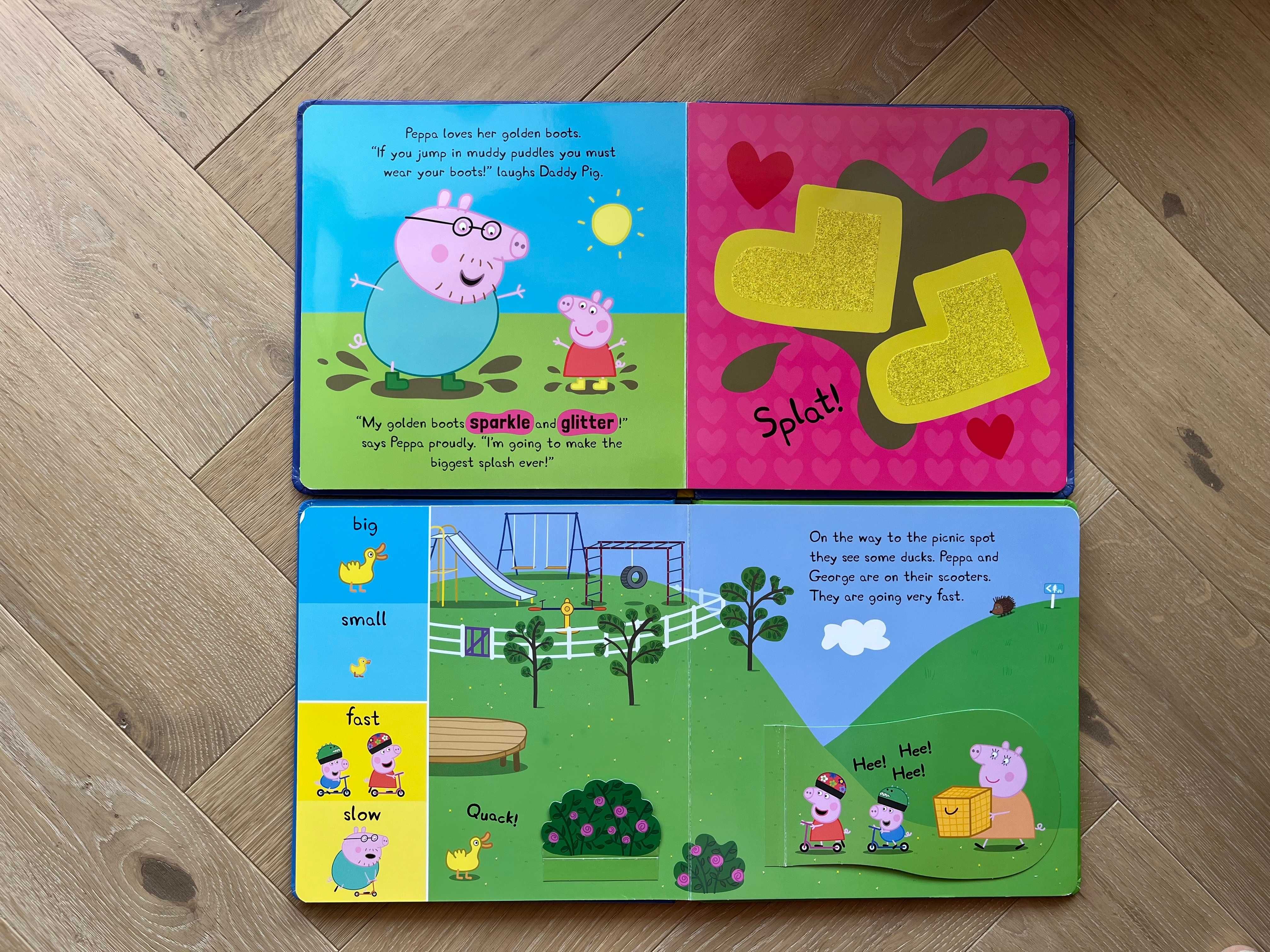 OKAZJA!!! Zestaw 2 książek świnka Peppa pig po angielsku