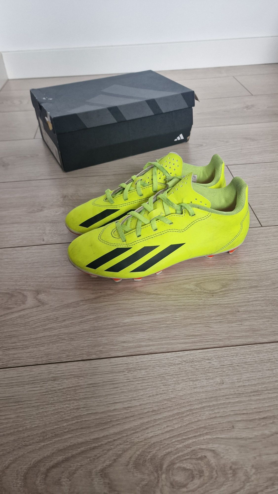 Chuteiras Adidas Crazyfast com pitons