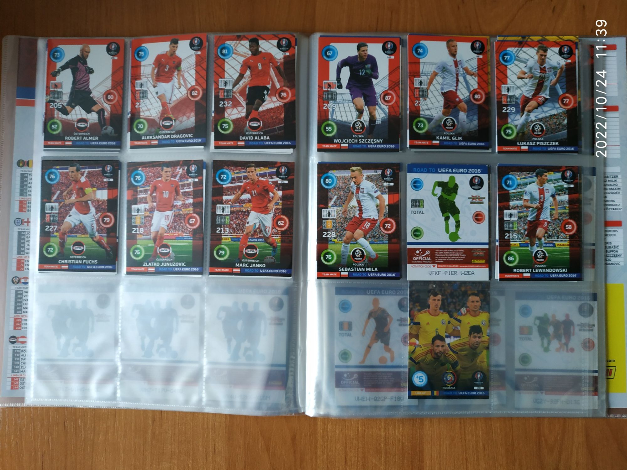 Panini Road to UEFA EURO 2016 - album plus 171 kart