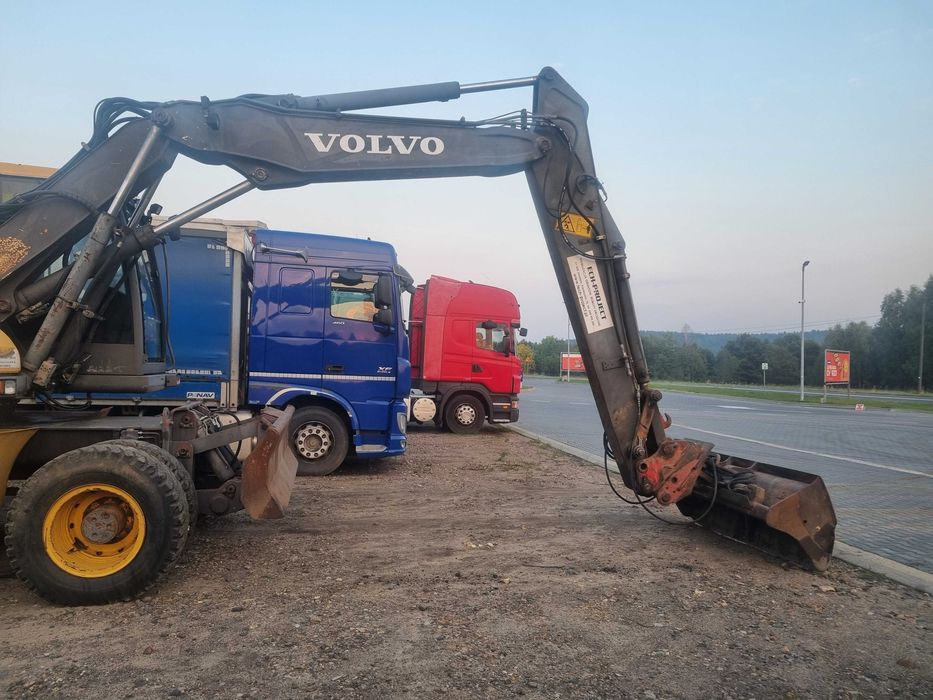 Koparka Volvo EW 140  z dopłatą zamienię na  4-ośkę