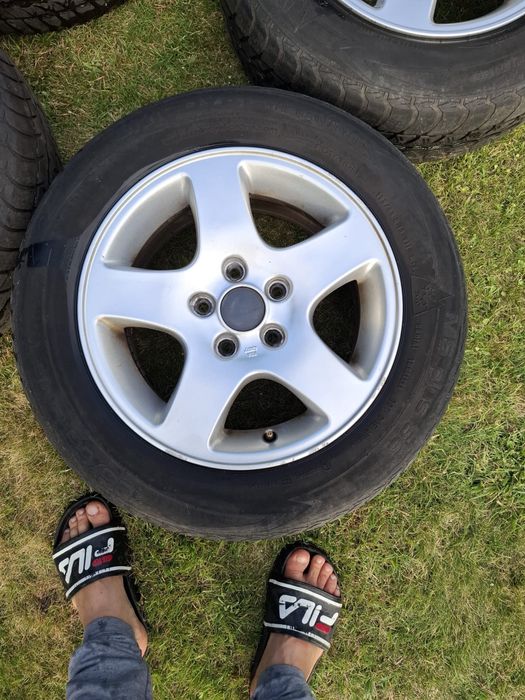 Felgi aluminiowe 15” + opony zimowe 195/55 R15