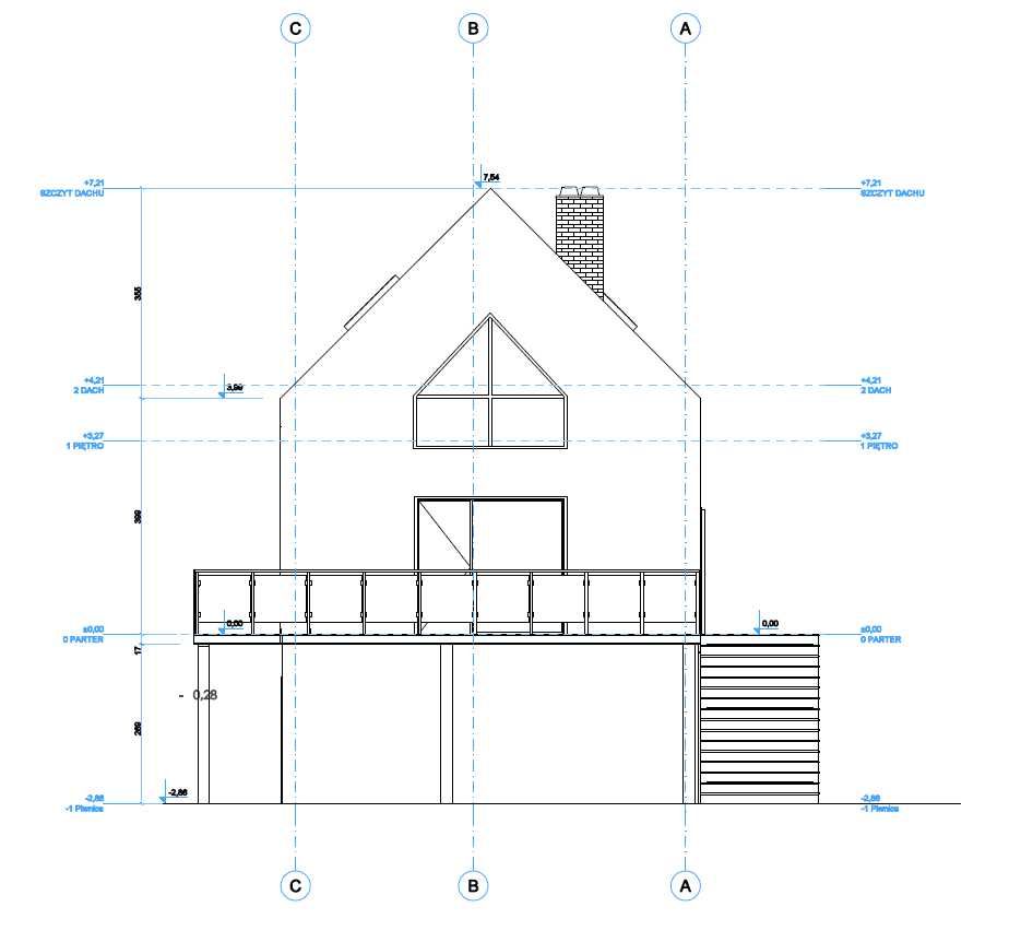 Projekty i rysunki techniczne, budownictwo, architektura Autocad 2D