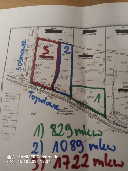 Działka budowlana Cewice