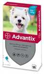 BAYER Advantix dla psów od 4 do 10kg 1,0ml x4szt