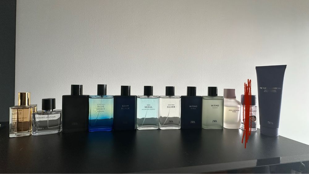Zestaw perfum zara woda toaletowa perfumowana