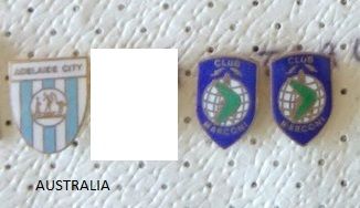 pins clubes futebol África, Oceânia