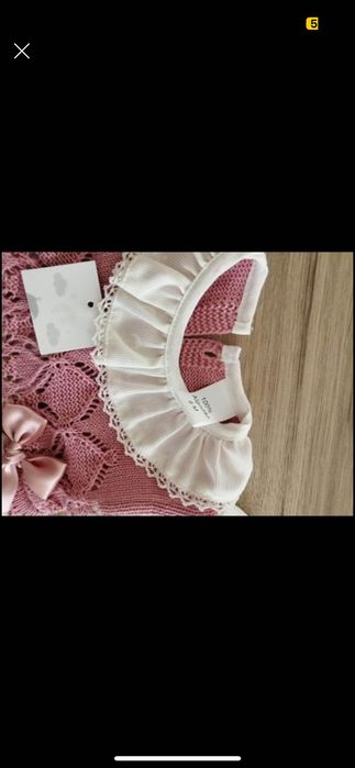 vestido novo de bebe