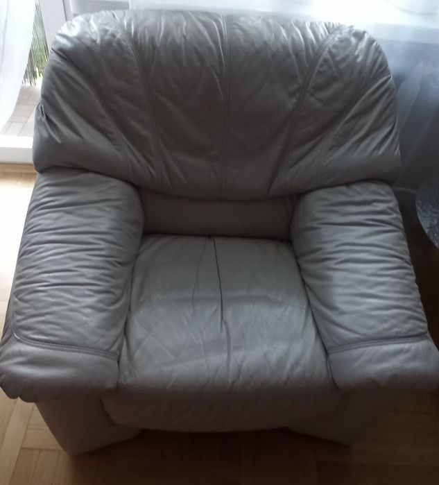 Fotel skórzany używany