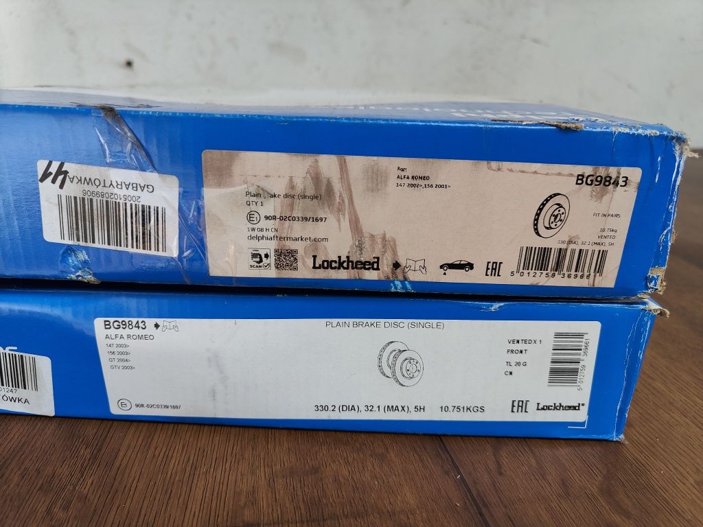Tarcze Golf 4 330x32 Audi A3 S3 Leon Toledo octavia brembo 17z 18z