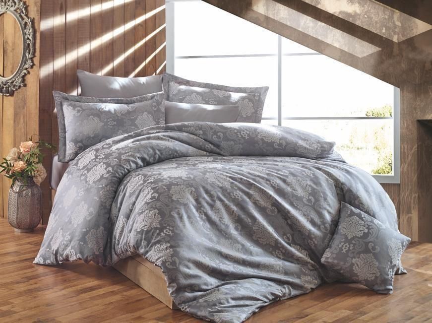 Сатиновое постельное белье Nazenin семейный размер