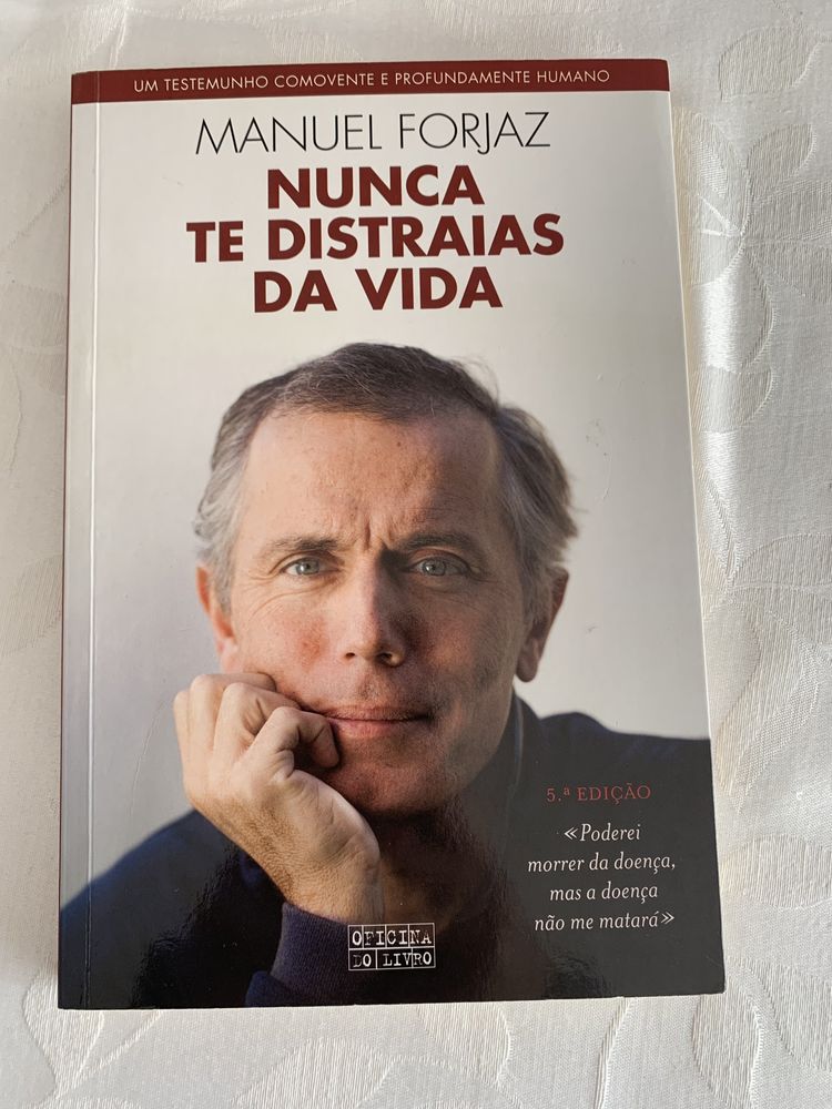 Nunca te distraias da vida. Autor Manuel Forjaz
