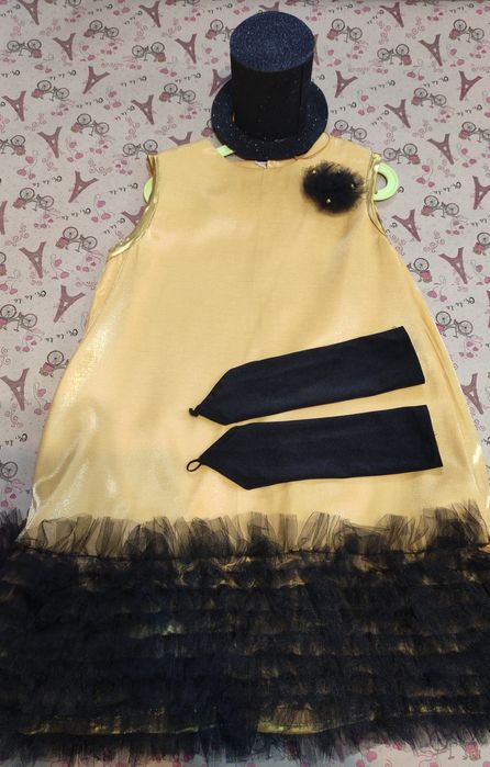 Карнавальне плаття,  плаття на дівчинку 122 розмір, костюм бджілка