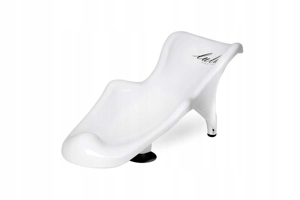 Leżaczek fotelik do kąpieli od Lulu Design biały, nieużywany