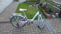 Rower aluminiowy Eurobike Pink dla dziewczynki 24"