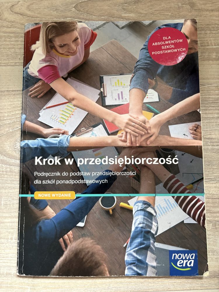 Podręcznik Krok w przedsiębiorczość Nowa era