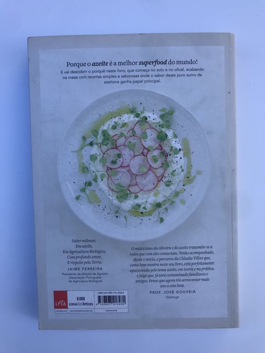 Azeite livro sobre azeite “A vida virgem extra”