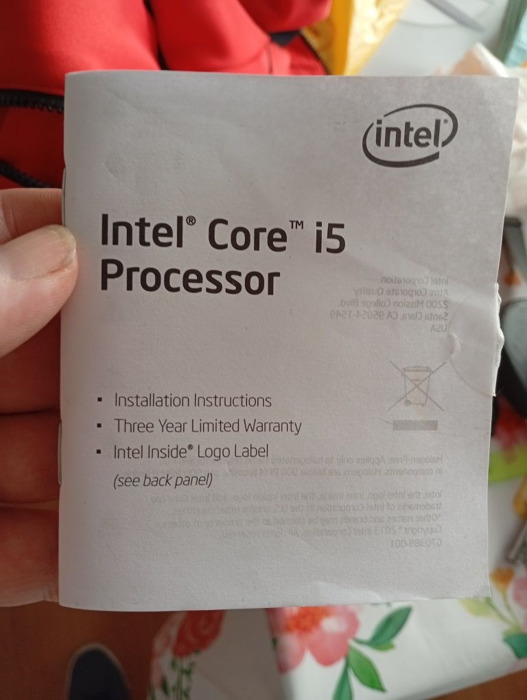 Procesor Intel core i5 z chłodzeniem