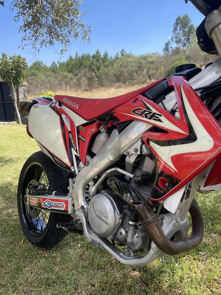 Honda CRF 450r 2009 supermotard matriculada