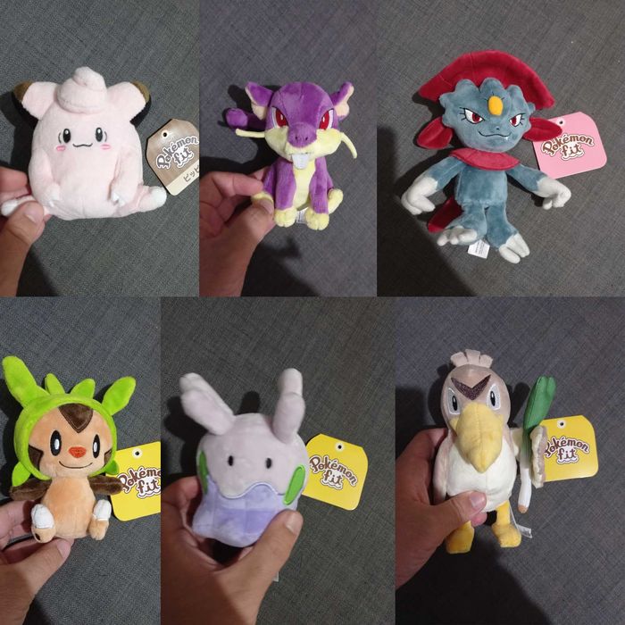POKÉMON Vários peluches oficias do japão exclusivos e super raros