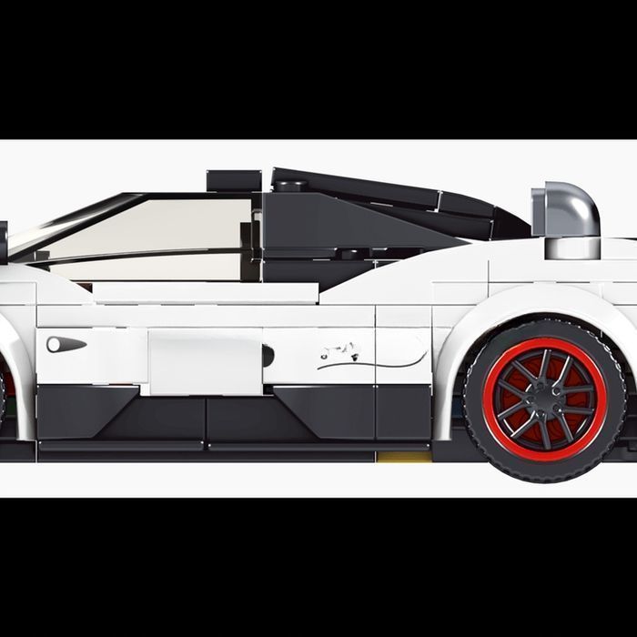 Klocki auto technic pojazd sportowy 374 el. Mould King 27030 + gablota