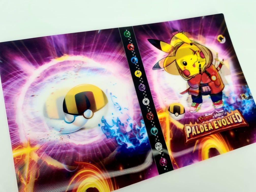 Nowy super album 3D A5 na karty Pokemon Pikachu - zabawki