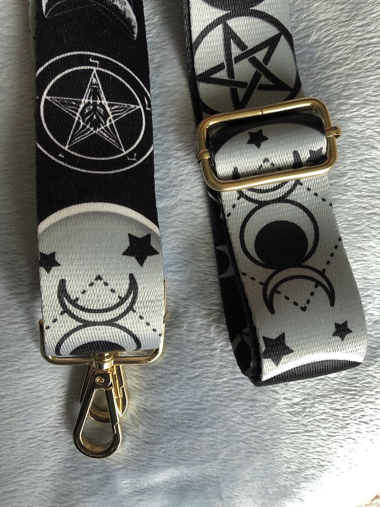 Pasek do torby torebki Design, Fazy Księżyca/Moon Phases