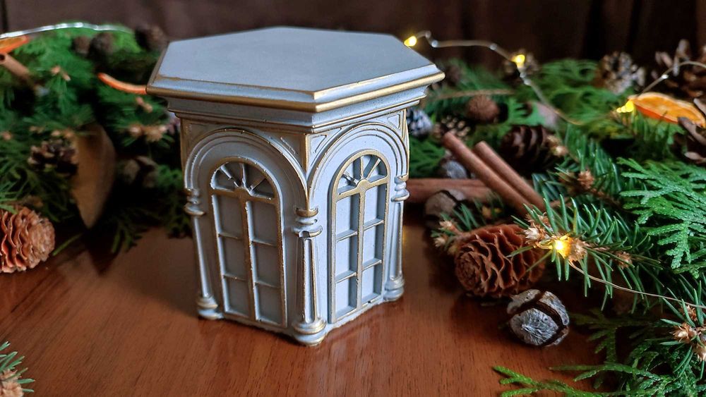 Ароматична свічка "Римська вежа", з соєвого воску, 170 г.