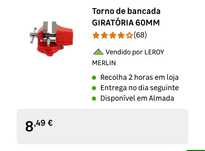 Torno para trabalhar em bancada ou mesa