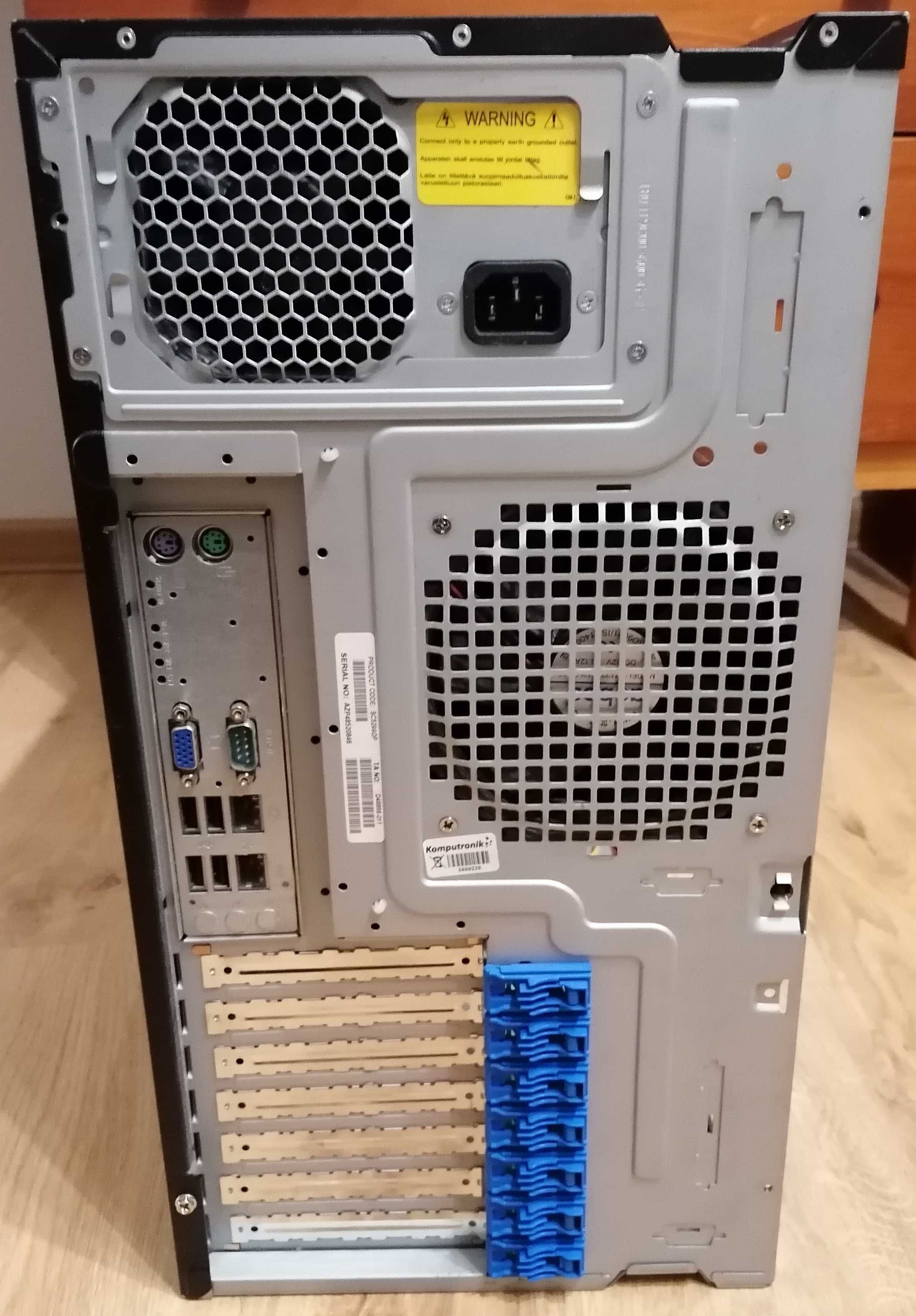 serwer Intel S5000VSA 2x Intel Xeon E5450 16GB DDR2