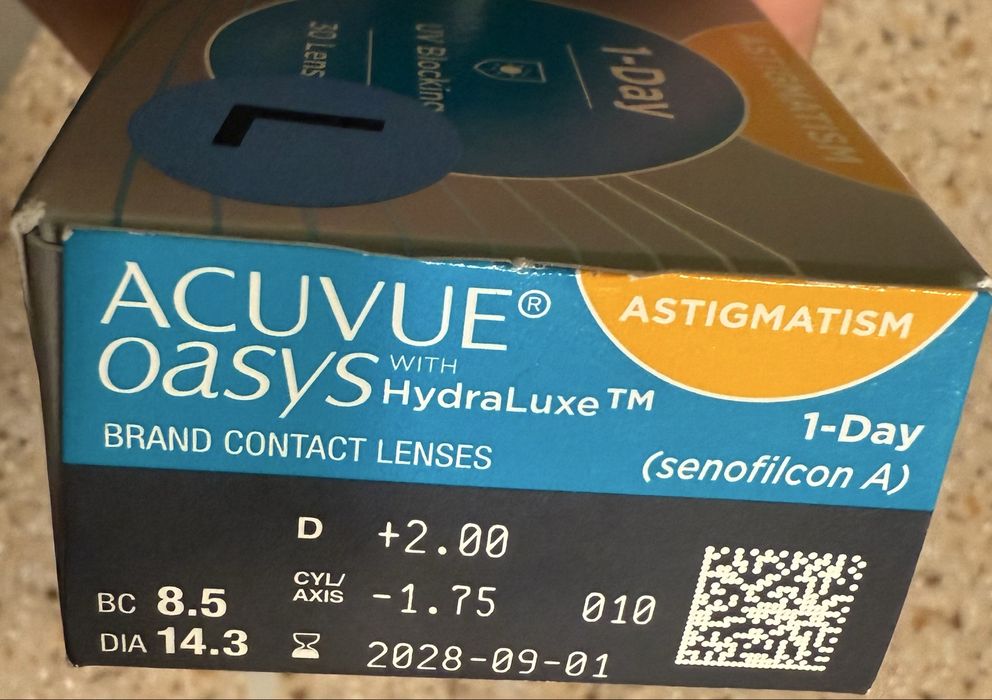 Acuvue Oasys контактні лінзи