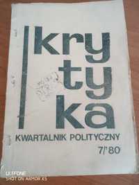 krytyka kwartalnik polityczny 7/1980