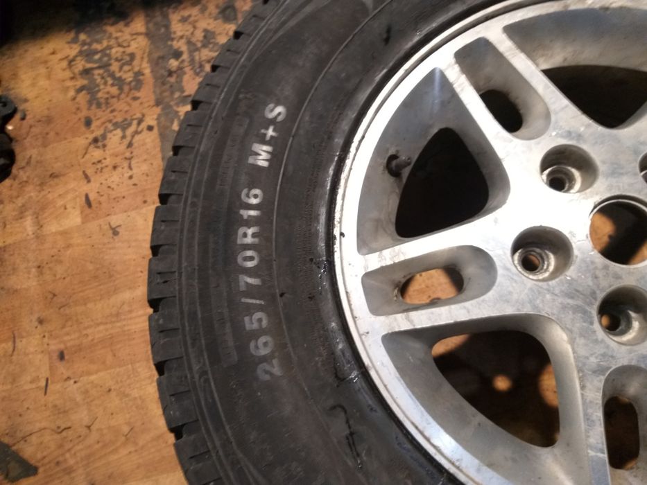 Диск с резиной 265/70R16 M+S,цена  за 1 шт.