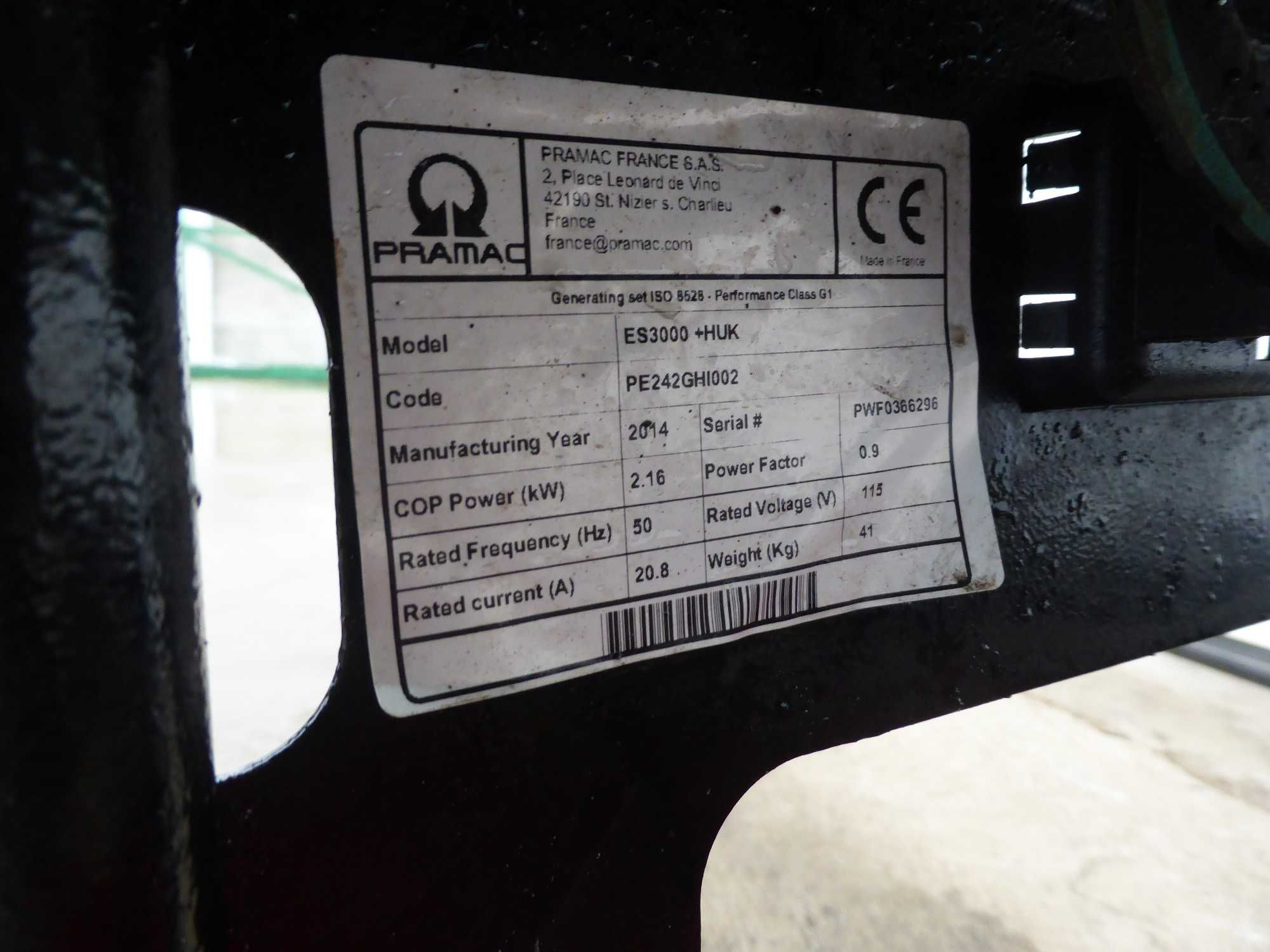 Agregat prądotwórczy Pramac  2,2 KW