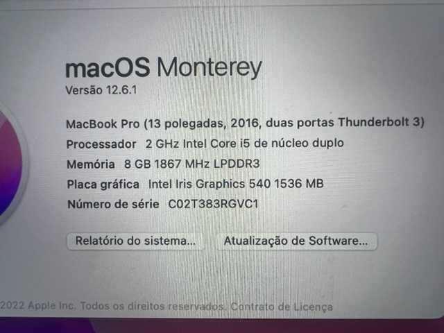 MacBook Pro 13 2016