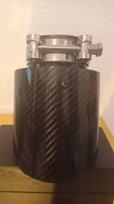 Ponteira de Escape de Carro - Preto - Novo!!